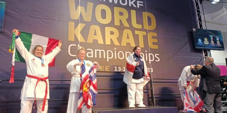 ¡Medalla en el Campeonato Mundial de Karate-Do! Laura Vázquez alcanza el bronce para México