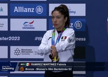 Suma Fabiola Ramírez un bronce más en Mundial de Paranatación