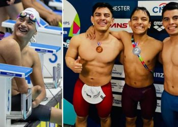 Redonda actuación de guanajuatenses en Mundial de Paranatación en Manchester