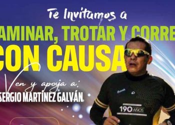 Camina, Trota y Corre con Causa en apoyo a Sergio Martínez Galván