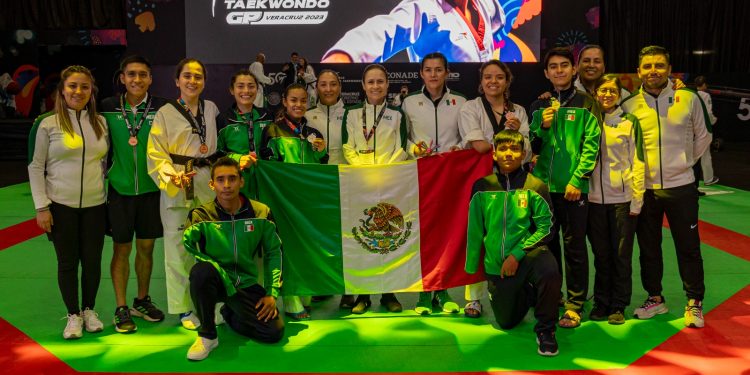 6 medallas para México en el Grand Prix de Para Taekwondo Veracruz 2023