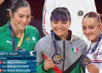 Alexa Moreno gana oro en Copa Mundial de Gimnasia Artística