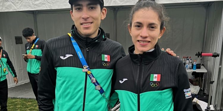 Monserrath Rodríguez y Adair Gutiérrez, en el top ten del ciclismo de montaña en Santiago 2023