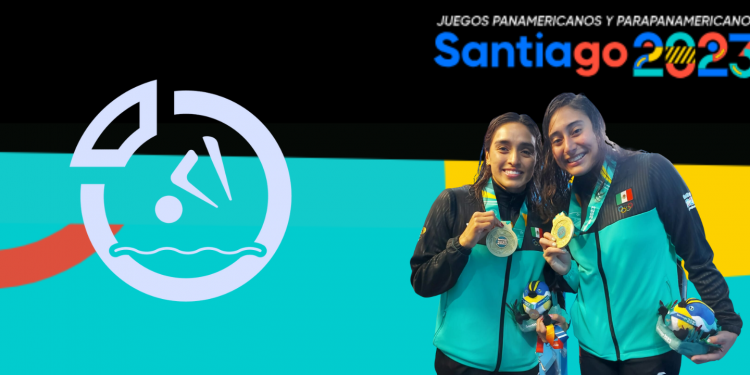Oro para Arantxa Chávez y Paola Pineda en el trampolín 3 metros sincronizados