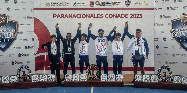 Arranca paratletismo con oros para Guanajuato en Paranacionales Conade 2023