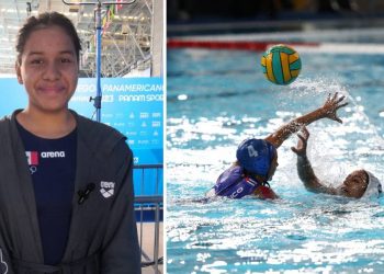 Con guanajuatense Alma Luna, debuta México en waterpolo femenil con derrota