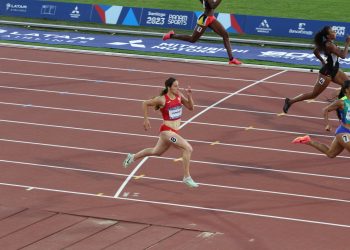 Cierra Cecilia Tamayo su accionar en Santiago 2023 con sexto lugar en los 200m