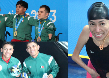 Guanajuatenses imponen 2 nuevos records y suman medallas para México en Santiago 2023