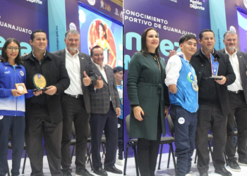 Reconocen a lo mejor del deporte guanajuatense; Laura Galván y Ángel Camacho se llevan el PED