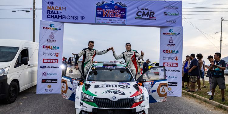 Alejandro Mauro es subcampeón del FIA NACAM Rally 2023
