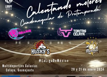 Preparan Toritas Celaya cuadrangular de pretemporada en la LMBPF