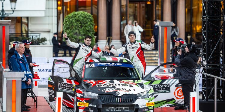 Alejandro Mauro suma sus primeros puntos en el Campeonato Mundial de Rallies