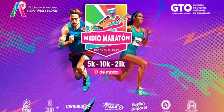 Irapuato tendrá el Medio Maratón de la Feria de las Fresas 2024