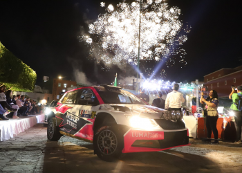 Espectacular banderazo al Rally de las Naciones en Guanajuato Capital