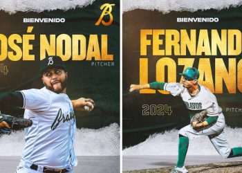 Se fortalece la rotación de Bravos de León con José Nodal y Fernando Lozano