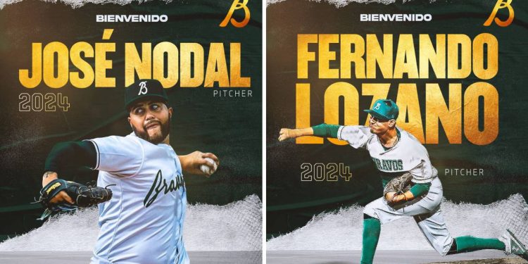 Se fortalece la rotación de Bravos de León con José Nodal y Fernando Lozano