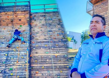 Escalada, la escuela de inicio más extrema de COMUDE León