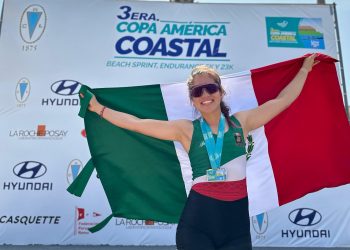 Consigue Ximena Castellanos un par de platas en la Copa América Coastal de remo