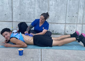 Equipo médico de CODE Guanajuato, al servicio de los deportistas guanajuatenses