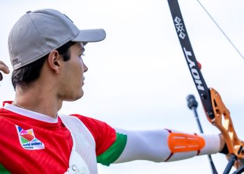 Matías Grande, tercer lugar clasificatoria de la Copa del Mundo de Tiro con Arco Yecheon 2024