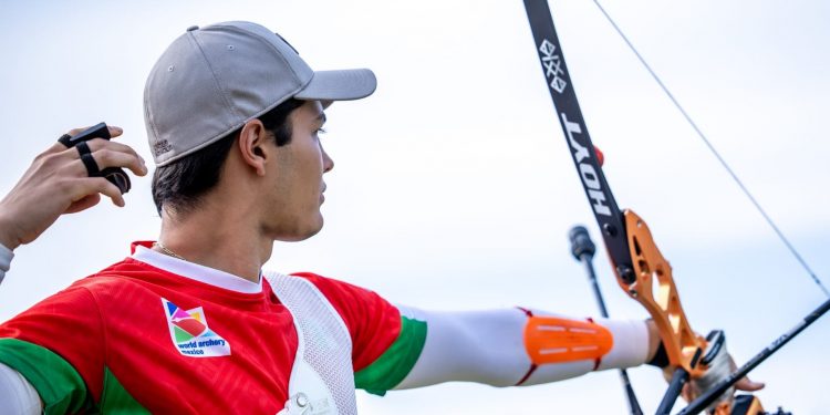 Matías Grande, tercer lugar clasificatoria de la Copa del Mundo de Tiro con Arco Yecheon 2024