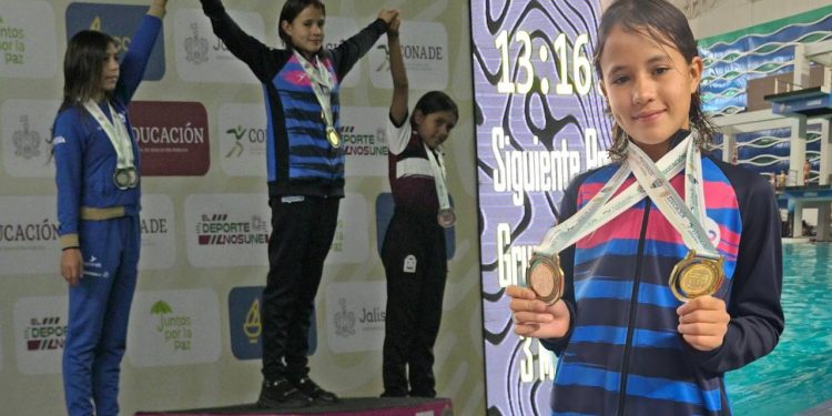 Dana Fuentes entrega par de oros para Guanajuato en clavados