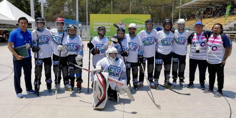 Guanajuato domina el hockey en línea de Nacionales CONADE 2024