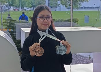 Ana Paloma Nava conquista medalla de plata y bronce para la UG en la Universiada Nacional 2024
