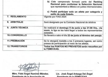 Se acerca el XII Campeonato Nacional de SAMBO: Clasificatorio Grand Master Victor B. Dimitriev
