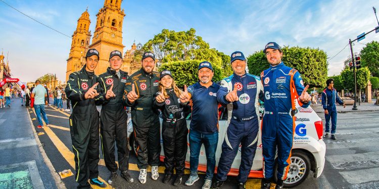 Gran presentación de la Escudería TV4 Guanajuato en el Rally Reto San José