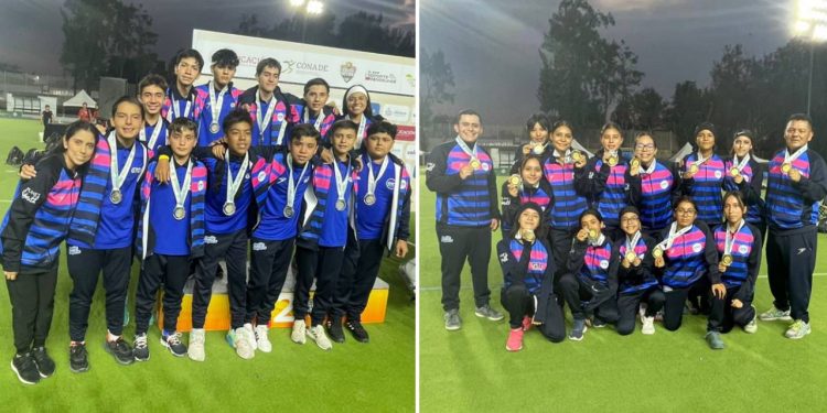 Guanajuato, con oro y plata en hockey sobre pasto Sub 15