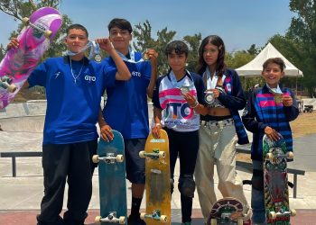 Guanajuato logra 5 medallas en el skateboarding en Juegos Nacionales CONADE