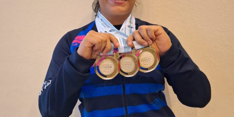 Cierra halterofilia femenil con medallas para Guanajuato en los Juegos Nacionales CONADE