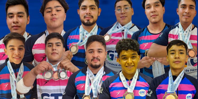 La Halterofilia Varonil cierra con 26 medallas totales para Guanajuato en JN