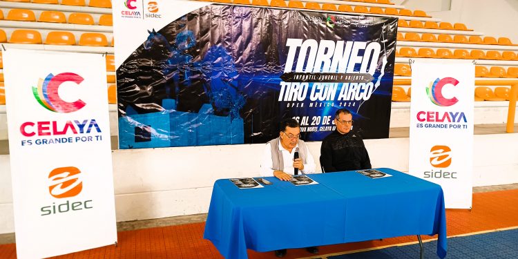 Presentan el Open México 2024 de Tiro con Arco en Celaya
