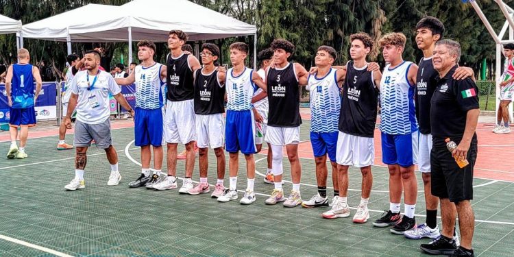 León lidera la primera jornada del basquetbol 3×3 en los Children’s Games