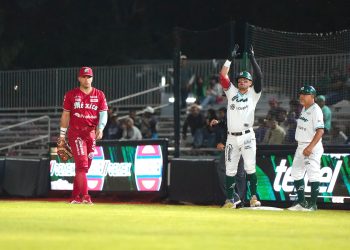 Bravos de León le pega a los imponentes Diablos Rojos del México en el Domingo Santana