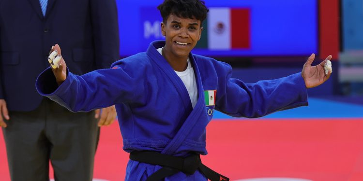 ¡Histórica! Prisca Awiti obtiene primera medalla para México en judo en París 2024