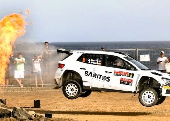 Aceptable participación de Alex Mauro en la Isla de los Volcanes en Lanzarote, España