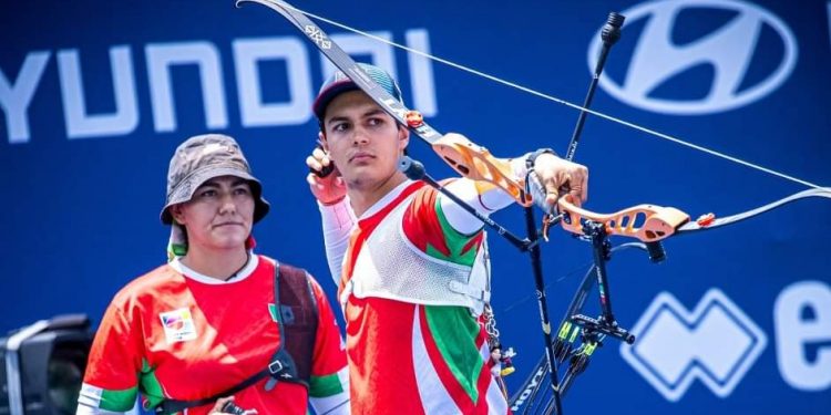 Matías Grande y Alejandra Valencia se quedan sin medalla en tiro con arco equipos mixto