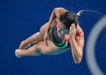 En debut olímpico, Alejandra Estudillo es sexta en trampolín de París 2024