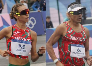 Alegna González y Ever Palma logran top 5 en debut de maratón de marcha en París 2024