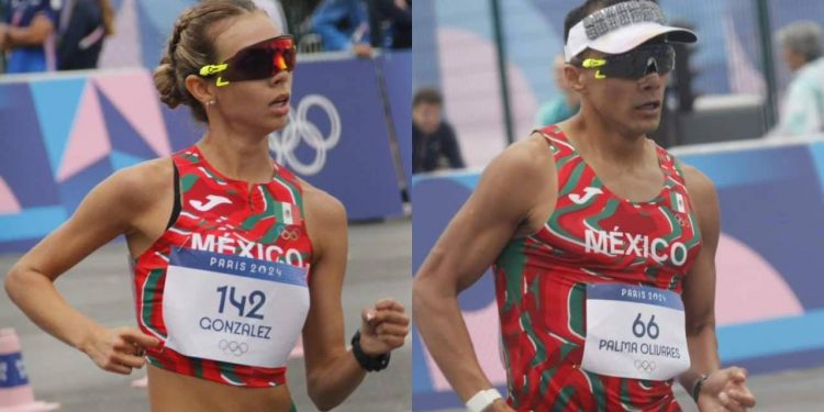 Alegna González y Ever Palma logran top 5 en debut de maratón de marcha en París 2024