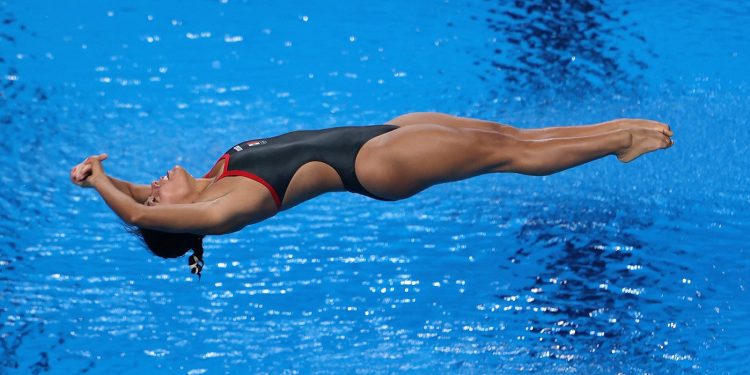 En su debut olímpico, Alejandra Estudillo clasifica a la final de trampolín 3m