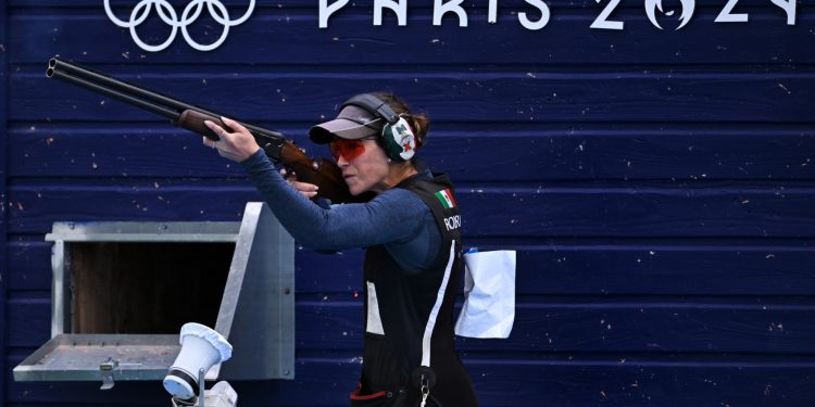 Gabriela Rodríguez, séptima en skeet de tiro deportivo en París 2024