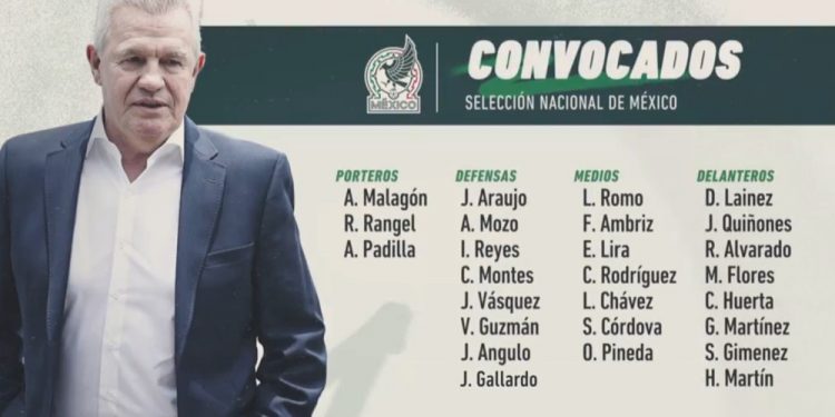 México: Javier Aguirre da su primera convocatoria con selección mexicana