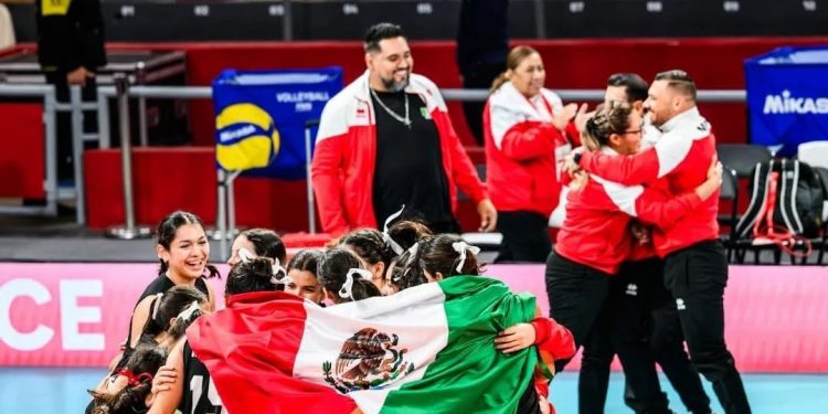 México avanza a cuartos de final en Mundial Femenil de Voleibol de Sala Sub-17