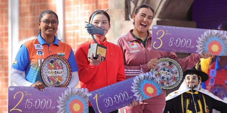 Alejandra Valencia se baña de bronce en la Copa del Mundo de Tiro con Arco 2024
