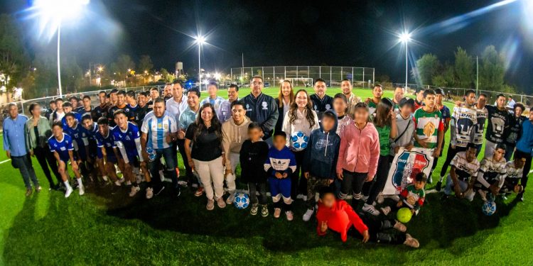 Inauguran cancha juvenil en la Deportiva Arnulfo Vázquez de Guanajuato Capital