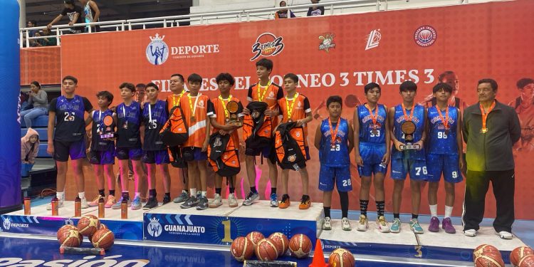 Se coronan equipos en la Copa 3 Times 3 Code Guanajuato 2024